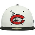 thumbnail image 2 of Men's New Era White Carolina Mudcats Authentic Collection Team Alternate 59FIFTY Fitted Hat, 2 of 5