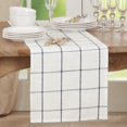 thumbnail image 5 of Saro Lifestyle Simple Plaid Table Runner, 5 of 5