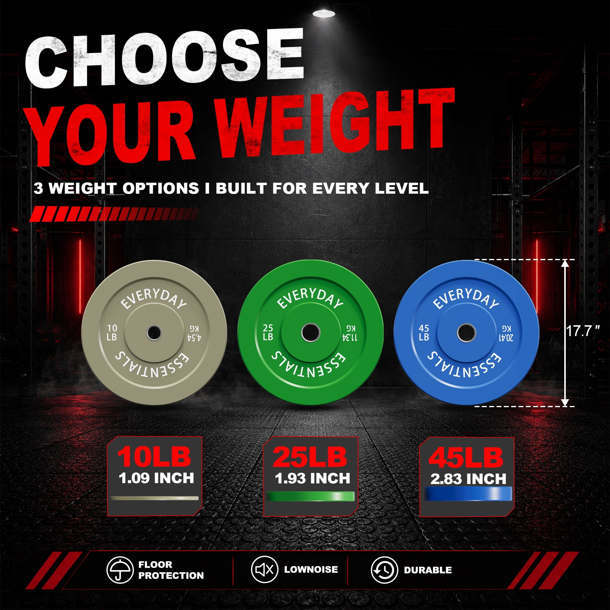 INTRTLOCKINGING TILES 160LB Olympic Weight Set with 7FT Barbell, 2-Inch Colored Rubber Bumper Plates for Home Gym, Cross Training and Weightlifting