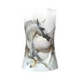 thumbnail image 5 of Sigee Running White Horses for Women's Workout Tank Top,Running Tank Tops,Sleeveless Gym ClothesSmall, 5 of 8