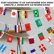 thumbnail image 3 of WEUVEB 1Jgo Decorativos De Países En Colores Surtidos Para Fiestas Con De Fútbol, 3 of 8