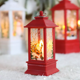 thumbnail image 1 of Lámpara de viento con vela de llama navideña, decoración de Papá Noel, adornos de escritorio luminosos LED, candelabro, 1 of 4