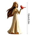 thumbnail image 4 of Sympathy Gifts for Loss of Loved One, "Love and Serenity" Memorial Statue, Hand-Painted Resin Figurine for Remembrance, Comfort, Funeral, Grave Decor, or Home Memorial, 4 of 7