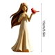 thumbnail image 3 of Hogar y jardín, adornos decorativos, estatua de resina conmemorativa de amor y serenidad con pájaros rojos para condolencias, recuerdo y consuelo. Figura esculpida y pintada a mano. Artesanía decorat, 3 of 9
