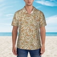 thumbnail image 2 of Susaid Paisley Floral 1 Print Short Sleeve Shirts Button Down Casual Shirts Summer Beach Aloha Button Down Short Sleeve for Men ,XX-Large, 2 of 7