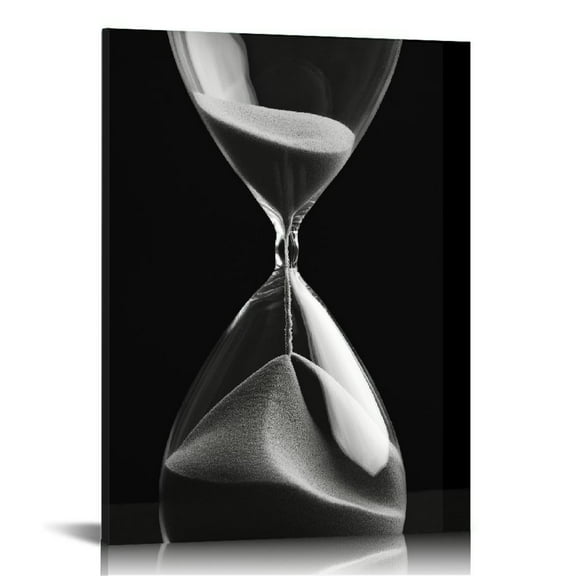 COMIO Art Posters Transparent Hourglass Timer Minimalist Poster Canvas Wall Art Prints for Wall Decor Room Decor Bedroom Decor Gifts Posters