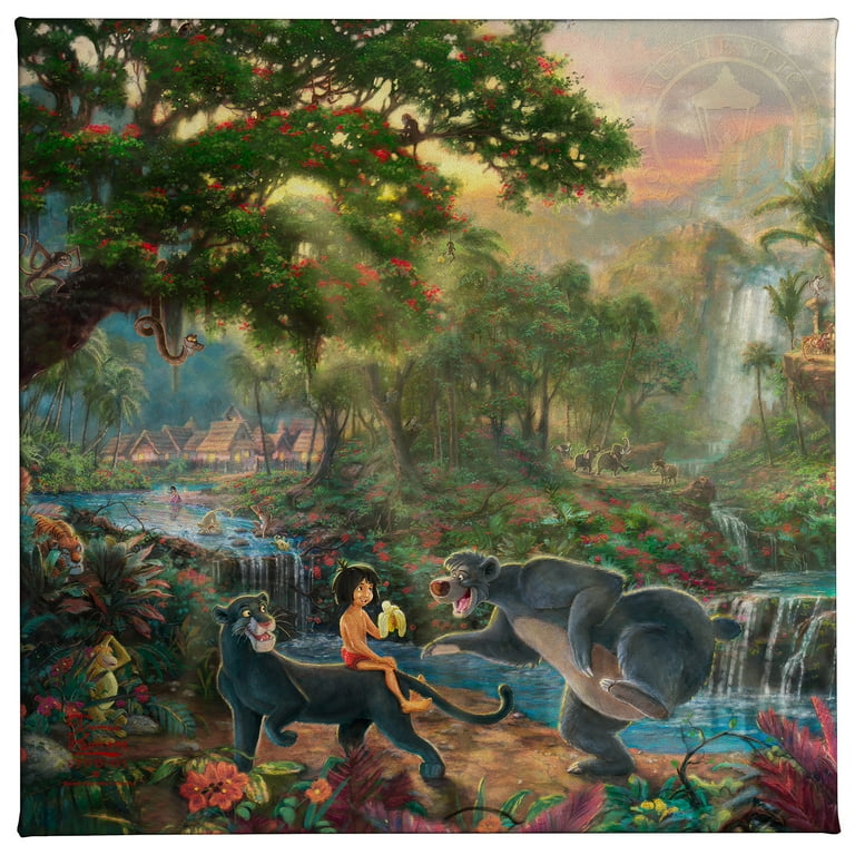 Thomas Kinkade Bambi’s First Year – 16″ x 31″ Gallery Wrapped Canvas hot