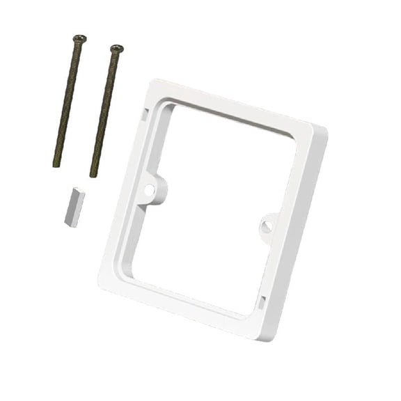 JZROCKER Square Spacer Receptacle Extender Single Socket Spacer Electrical Outlet Box Extender for Living Room School Office