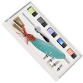 thumbnail image 3 of Feather Fountain Pen Set With Replaceable Nib, Glass Ink, Writing Gift Box Kit For Calligraphy, 3 of 8