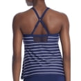 thumbnail image 2 of Beach House Womens Ready Or Yacht High-Neck Tankini Top Style-H56551 Swimsuit, 2 of 2