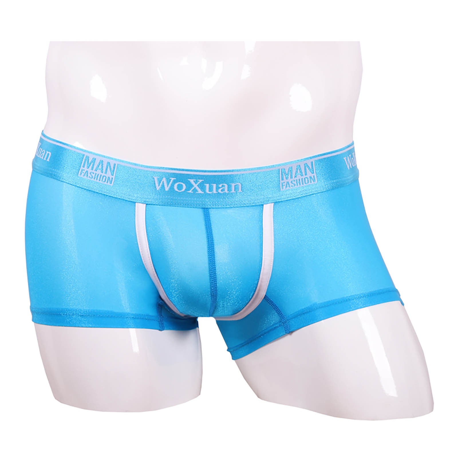 WoozKa Brands Mens Underwear Boxer Briefs for Men Pack of 3, Ice Silk  Underwear Breathable Moisture Wicking trunk, Small at  Men's Clothing  store