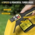 thumbnail image 6 of 40V Leaf Blower - 650CFM Leaf Blower Cordless with 2 X 5.0Ah Battery & Charger, 4-Speed Electric Leaf Blower, Battery Powered Leaf Blower for Snow Blowing & Yard, 6 of 9