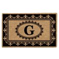 thumbnail image 1 of Fleur de Lys 22" x 36" HeavyDuty Coir Doormat - Monogrammed G, 1 of 1