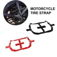 thumbnail image 1 of Correa de amarre universal para rueda trasera de motocicleta, 2 uds., en negro-rojo, juego de correas de amarre universales para transporte de motocicleta, correa para manillar, 1 of 5