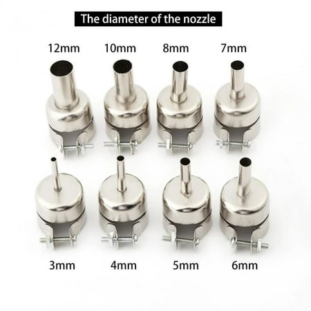 

GLFILL 1Pc Universal Nozzles For 850 852D 898 Soldering Station Hot Air Welding Nozzle