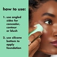 thumbnail image 3 of e.l.f. Cosmetics Angled Silicone Face Sponge, 3 of 7