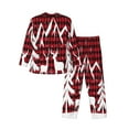 thumbnail image 2 of Kll Christmas Buffalo Plaid Sleepwear Mens Flannel Pajamas,Long Cotton Pj Set, 2 of 9