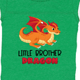 thumbnail image 4 of Inktastic Little Brother Cute Red and Orange Dragon Boys Baby Bodysuit, 4 of 5