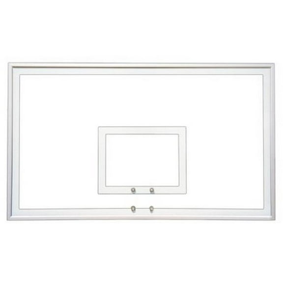 First Team FT232 Tempered Glass 42 x 72 in. Glass Backboard44; Forest Green