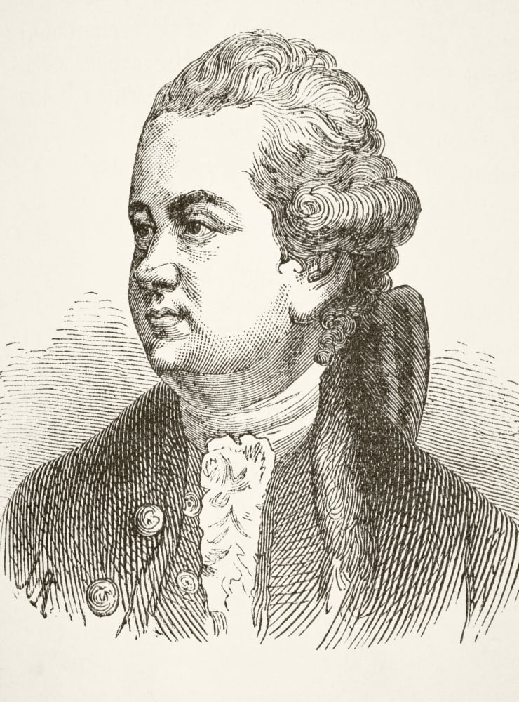 Edward Gibbon 1737 - 1794 English Rationalist Historian And Scholar From The National And Domestic History Of England By William Aubrey Published London Circa 1890 Canvas Art - Ken Welsh Design Pics