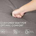 thumbnail image 5 of Pocassy Outdoor Wicker High Back Club Chair with Cushions (Set of 2) Brown/Beige, 5 of 10