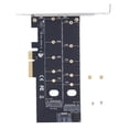 thumbnail image 2 of Adaptador Dual ANGGREK M.2 PCIe PCB PCIEx4 a 2 puertos Plug And Play, 2 of 7