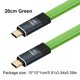 thumbnail image 4 of Cable Carga USB C A 100W (20cm) Verde, 4 of 9