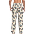 thumbnail image 3 of Picia 70s Disco Ball Mens Soft Woven Cotton Elastic Waistband Sleep Pajama Pant Lounge Sleep Pant With Pockets And Drawstring-Large, 3 of 9