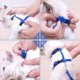 thumbnail image 3 of Azul + Rosa - Juego de 2 arneses para conejos, arnés para gatitos, arnés tipo chaleco ajustable para gatos, correa para perros pequeños, arnés de seguridad para cachorros y otras mascotas pequeñas., 3 of 5