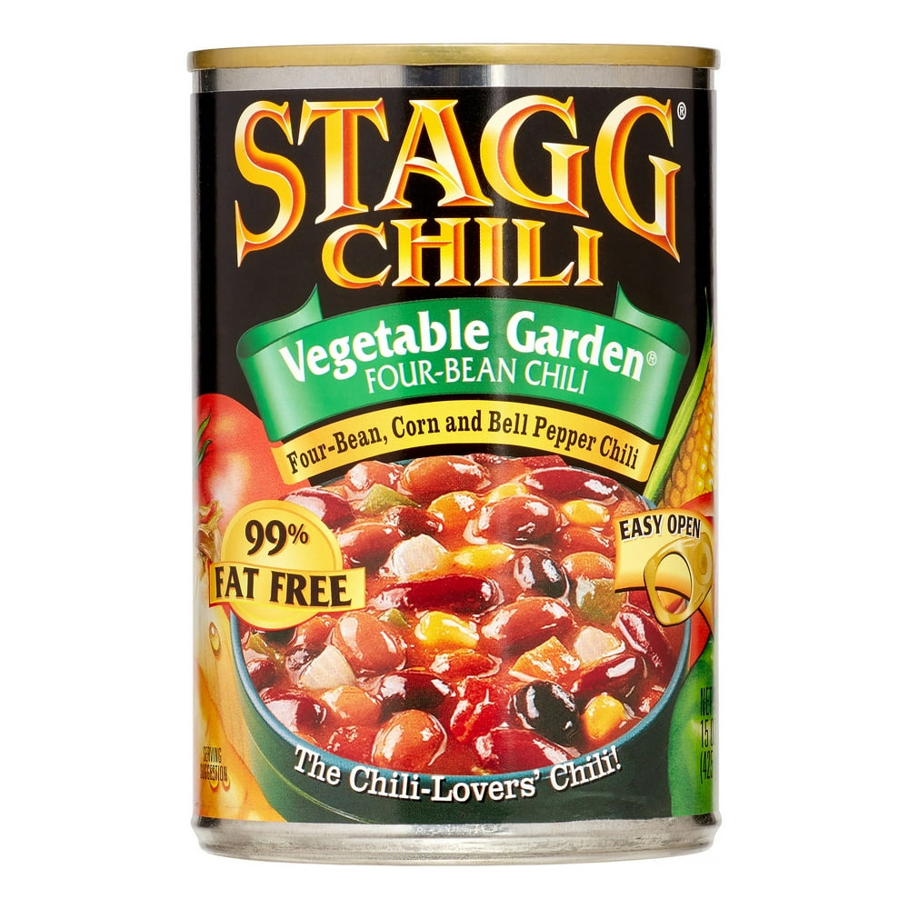 Stagg Chili Vegetable Garden FourBean Chili, 15 Oz., 12 Count