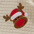thumbnail image 6 of WIBACKER 0-6M Newborn Baby Boy Christmas Deer Romper Infant Girl Fall Winter Outfits Cotton Button Jumpsuits, 6 of 7