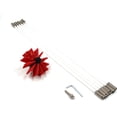 thumbnail image 4 of MasteelfCA 1 Set Flexible Dryer Vent Brush Cleaning Kit Lint Remover Chimney Brushes 9 Rods, 4 of 7