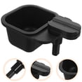 thumbnail image 1 of GAXIRE 2Pcs Clip On Container for Table Black ABS Rotatable Waste Disposal Desk Trash Can, 1 of 8