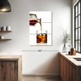 thumbnail image 3 of Elephant Stock Whiskey Pouring Wall Art - Vertical Multi Panel Canvas - Mancave Wall Decor - Food And Drink Multi Panel - Orange And Gray Decor - 24" x 38", 3 of 8