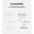 thumbnail image 2 of Ringke Layered Case [Scratch Resistance] Compatible with AirPods Pro 2 Case, Shockproof Cover with Carabiner Designed for AirPods Pro 2nd Generation - Black, 2 of 9