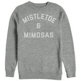 mistletoe and mimosas sweatshirt