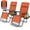 Orange, variant on Costway 1 PCS Zero Gravity Chair, Portable Patio Recliner with Adjustable Backrest & Pillow Navy