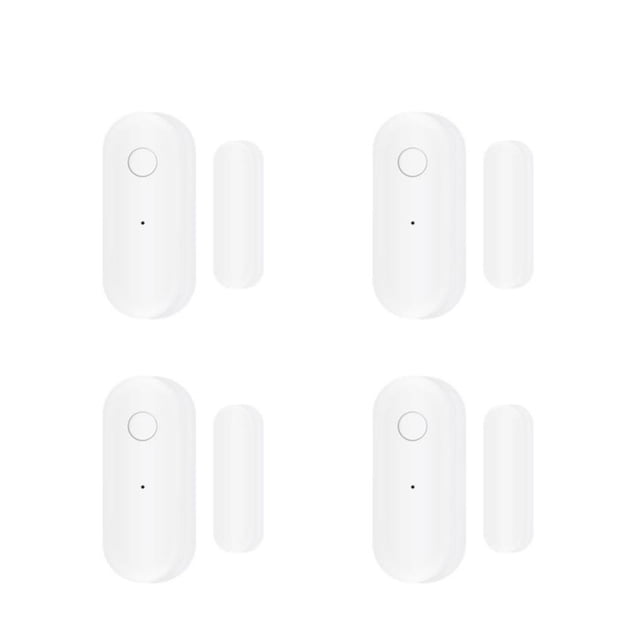 Tuya Smart Door Sensor Window Sensor Door Magnetic Alarm Detector Independent Magnetic Sensor Work With Alexa ,Consistent Performance