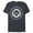 Navy Heather, variant on Marvel Studios Deadpool & Wolverine Adamantium Katanas Logo- Short Sleeve Blended T-Shirt for Adults - Customized-Ocean Blue