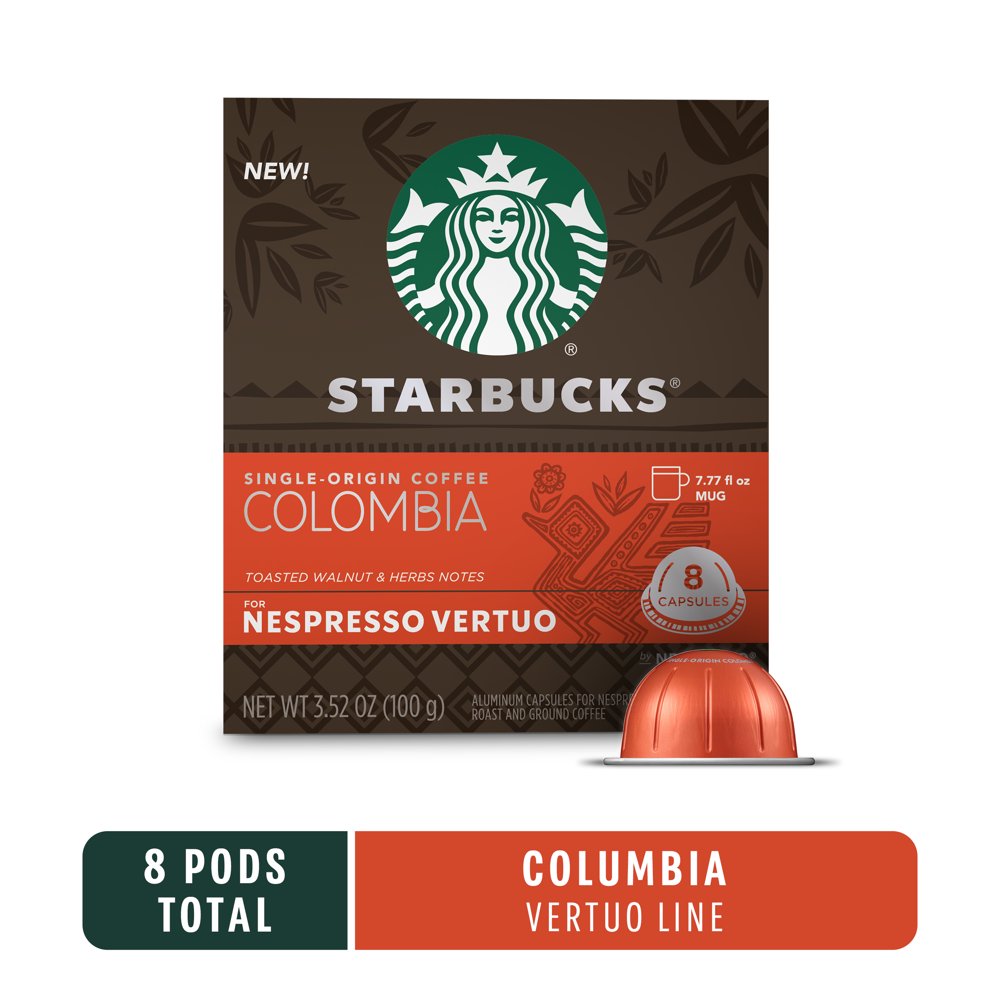 Starbucks Coffee Capsules for Nespresso Vertuo Machines — Medium Roast