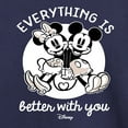 thumbnail image 3 of Disney - Mickey & Friends - Mickey & Minnie - Everything is Better with You - Toddler And Youth Long Sleeve Graphic T-Shirt, 3 of 5