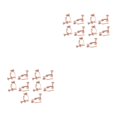 thumbnail image 1 of ZLight 10pcs Ear Clip Converters Earring Accessories Screw/Lever Non-Pierced Handmade with Loop Plastic Pads Findings Type4 2Set, 1 of 6