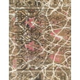 thumbnail image 1 of Ahgly Company Indoor Rectangle Abstract Brown Abstract Area Rugs, 3' x 5', 1 of 6