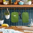 thumbnail image 2 of KitchenAid Asteroid Pot Holder 2-Pack Set, Matcha, 7"x10", 2 of 7