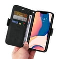 thumbnail image 2 of Allytech Leather Wallet Case for iPhone 14 Plus with Card Slots Holders Kickstand Magnetic Closure Detachable Handstrap Lanyard Shockproof Purse Case For iPhone 14 Plus,Black, 2 of 7