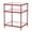 Red; Clear, variant on Furniture of America Tenne Glass Top Side Table, Blue