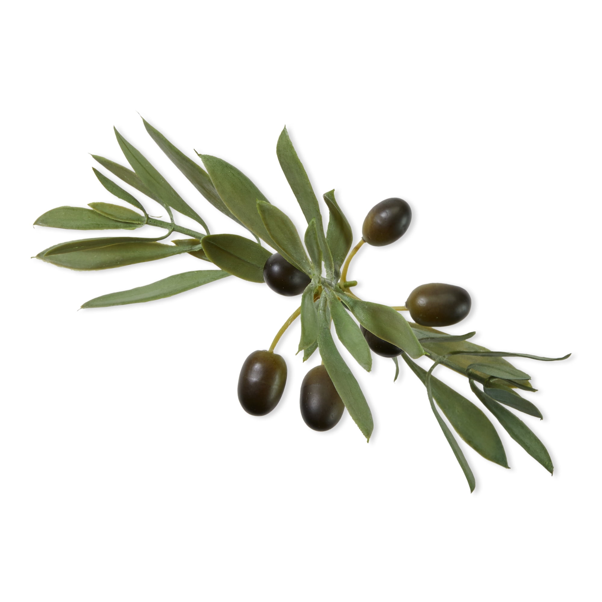 (2 pack) Mainstays Artificial Green Olive Mini Fruit Pick 6 inch x 8.7 inch