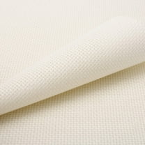 14 Count Aida Fabric for Cross Stitch, 19x28 Inch Cotton Evenweave Cloth, Needlework Embroidery Material, Off White