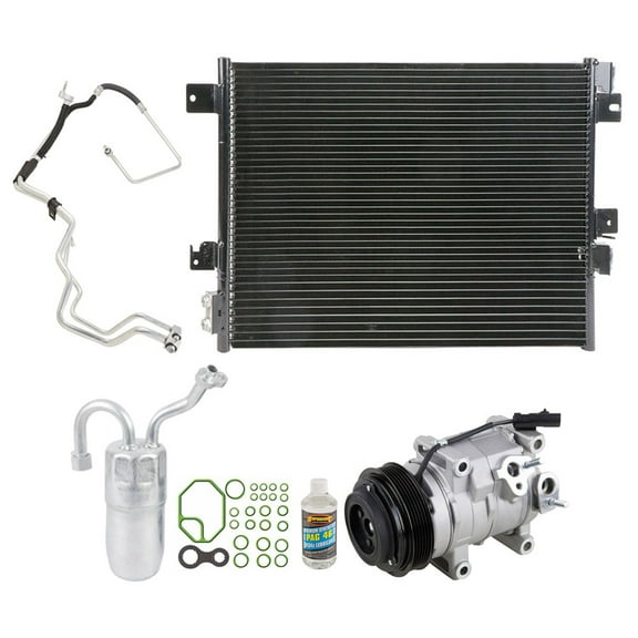 For Chrysler 200 2011-2014 A/C Kit w/ AC Compressor Condenser Drier - BuyAutoParts