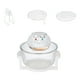 thumbnail image 3 of Freidora de aire de vidrio de borosilicato resistente al calor perfecl 12 l encimera para asados pollo a la parrilla, 3 of 8